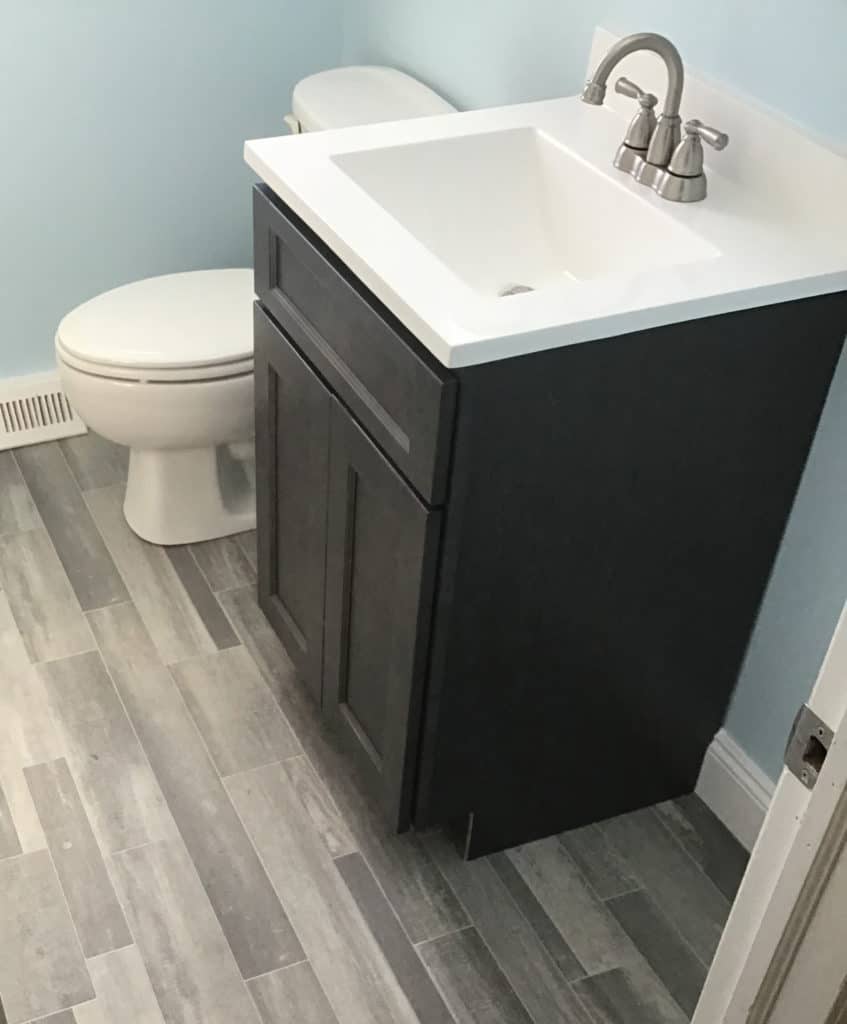 Syracuse New Bathroom Remodel with Sink