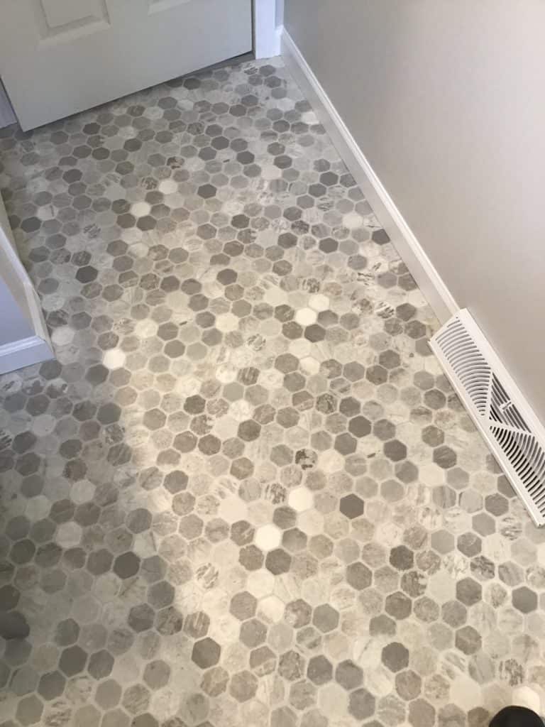 Cicero New Bathroom Remodel With Tarket Fiber Floor