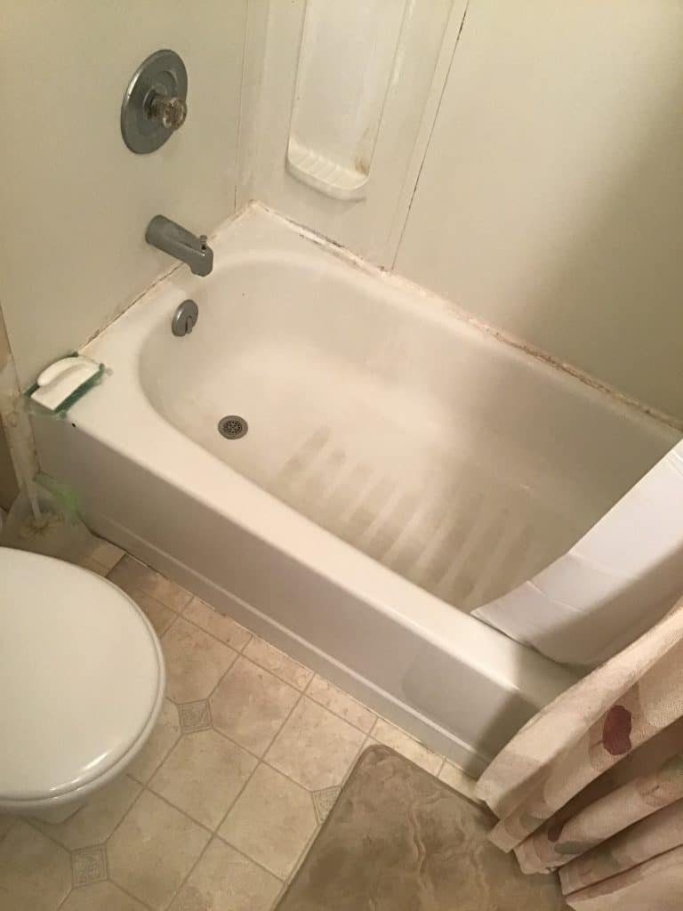 WE TOOK OUT THE JACUZZI TUB TO MAKE LARGE SHOWER --- THE RESULTS