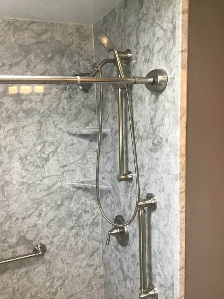 Bathroom Shower Tub Tension Rod